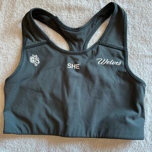 Darc Sport bundle Charcoal and green Sports Bra
